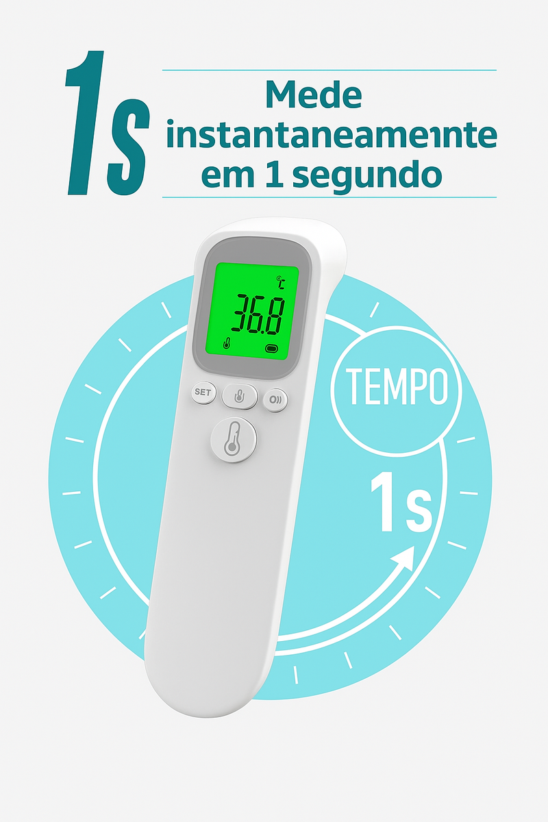 Termômetro Digital Infantil Encantaditos Branco