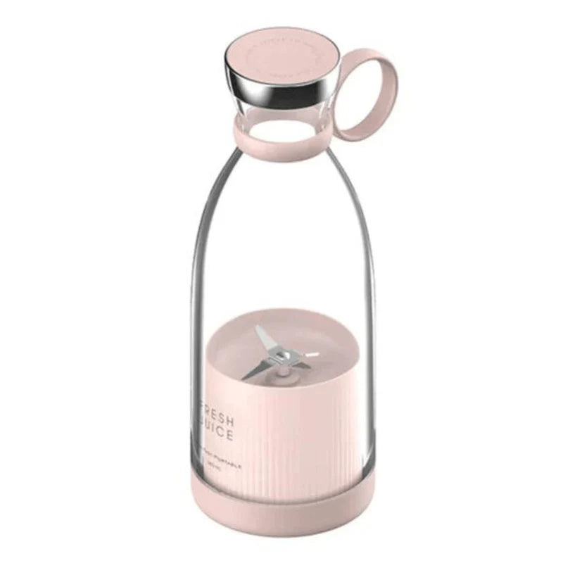 Mini Liquidificador Portátil Com Lâminas Duplas - Carregamento Via USB