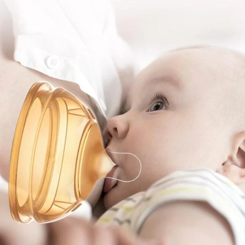 Mamadeira De Silicone para Desmame - Simula O Bico Materno Encantaditos