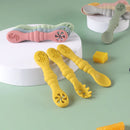 Kit De Talheres Infantil 3 Peças Com Ventosa Encantaditos