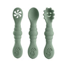 Kit De Talheres Infantil 3 Peças Com Ventosa Encantaditos