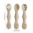 Kit De Talheres Infantil 3 Peças Com Ventosa Encantaditos