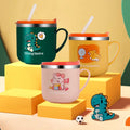 Caneca Infantil De Aço Inoxidável 250ml Encantaditos