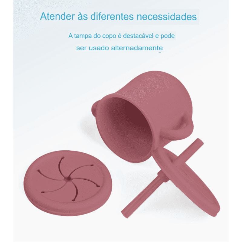 Kit 8 Peças, Prato Formato Esquilo Com Ventosa, Babador, Conjunto Alimentação Para Bebê