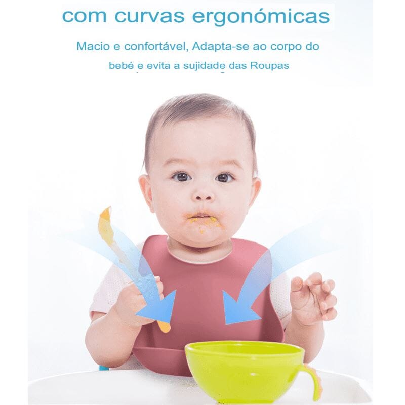 Kit 8 Peças, Prato Formato Esquilo Com Ventosa, Babador, Conjunto Alimentação Para Bebê