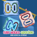 Cubo Mágico Giratório Para Alívio do Estresse